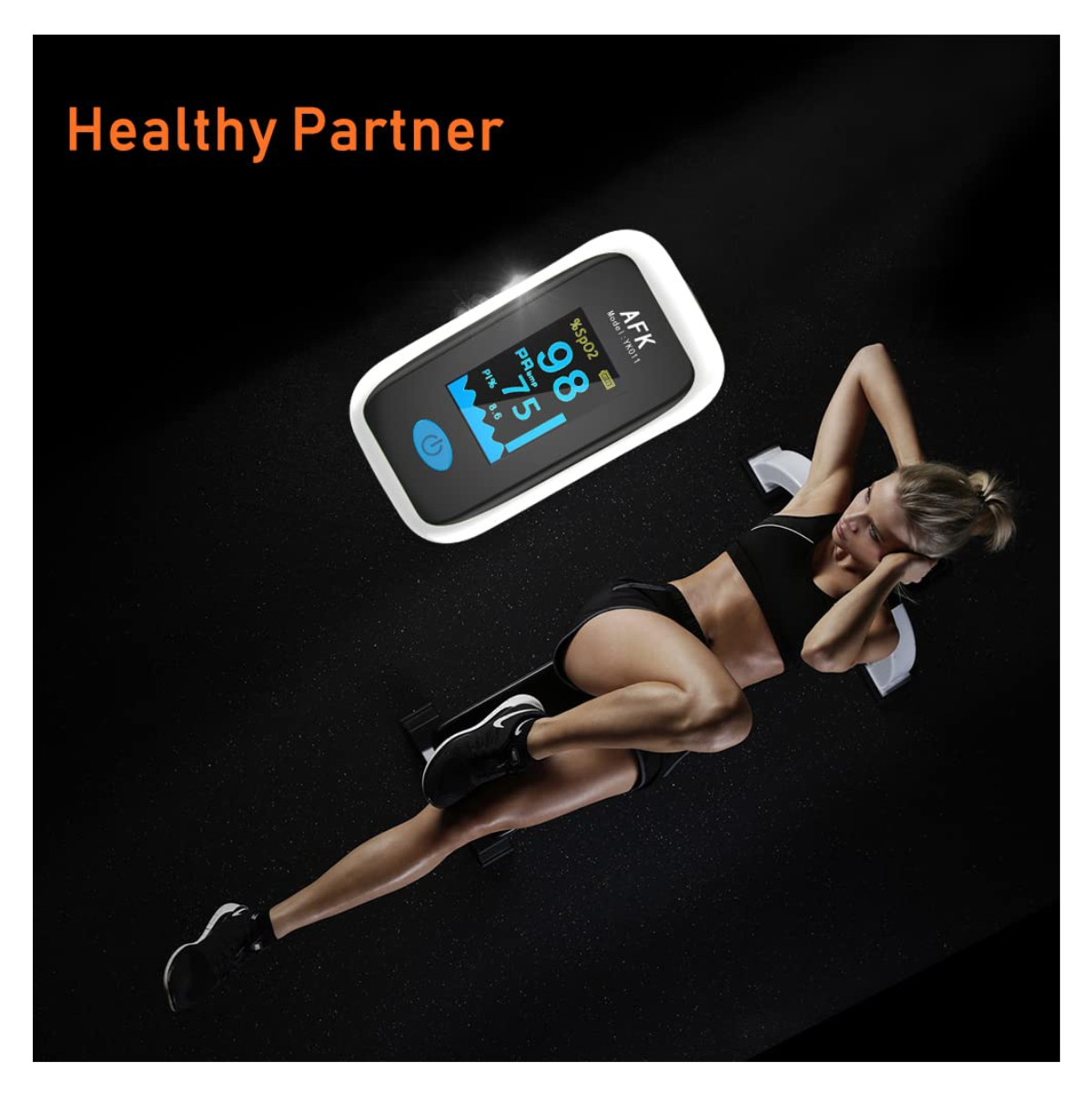 Miniatura 4 de Pulso Oximetro Adulto Pediatrico Curva